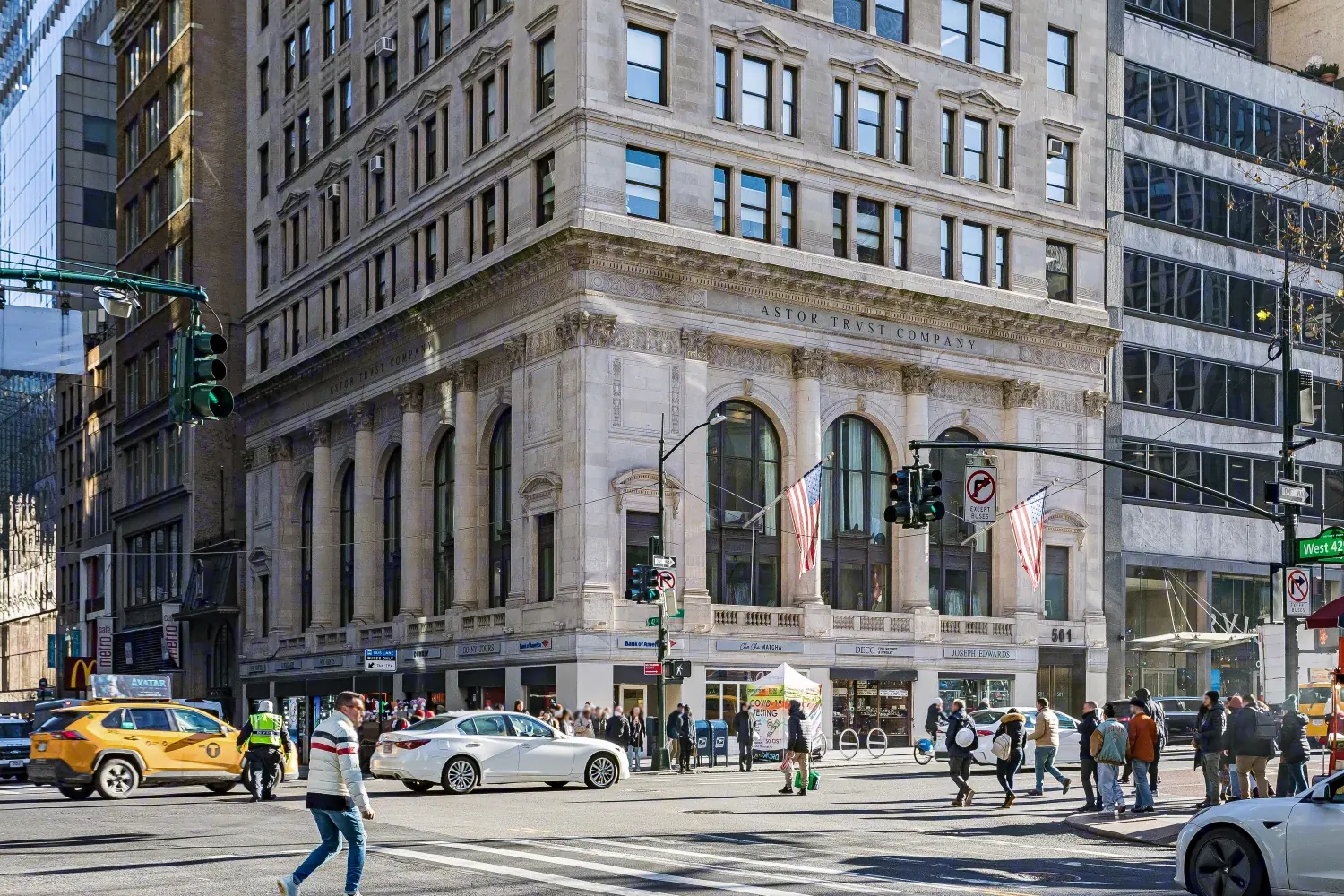 The Astor Trust Company Building at 501 Fifth Avenue, New York